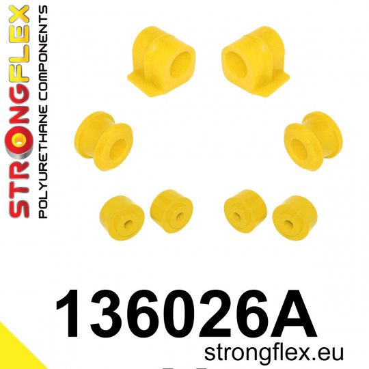 136026A: Strongflex Sada silentbloků předního stabilizátoru varianta SPORT