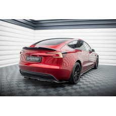 Maxton Design spoiler pod zadní nárazník s žebrováním v.1 pro Tesla Model 3 Mk1 Project Highland Facelift, černý lesklý plast ABS Maxton Design spoiler pod zadní nárazník s žebrováním v.1 pro Tesla Model 3 Mk1 Project Highland Facelift, černý lesklý plast ABS