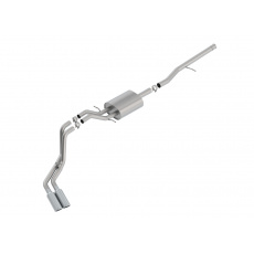 Borla Cat-Back výfukový systém "ATAK" pro GMC Sierra 1500 5,3l V8, s aut./man. převodovkou, EC/SB (78,7"), CC/SHB (69,3"), r.v. 2014-2018, vč. Sierra 1500 LD 2019, typ koncovek: chromové