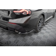 Maxton Design boční difuzory pod zadní nárazník ver.2 pro BMW řada 2 G42 Standard, černý lesklý plast ABS