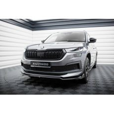 Maxton Design spoiler pod přední nárazník ver.2 pro Škoda Kodiaq Sportline Facelift, černý lesklý plast ABS Maxton Design spoiler pod přední nárazník ver.2 pro Škoda Kodiaq Sportline Facelift, černý lesklý plast ABS
