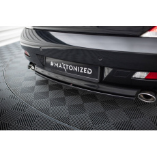 Maxton Design středový spoiler pod zadní nárazník s žebrováním pro BMW řada 6 E63- E64, černý lesklý plast ABS Maxton Design středový spoiler pod zadní nárazník s žebrováním pro BMW řada 6 E63- E64, černý lesklý plast ABS