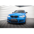 Maxton Design spoiler pod přední nárazník ver.2 pro BMW řada 1 E87 Facelift, černý lesklý plast ABS, M-Pack