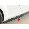 Rieger spoiler pod boční práh (ca. 19mm) mont. strana pravá pro Audi TT 8J-FV, 8S roadster, 09/18-, plast ABS lakovaný do černé lesklé barvy