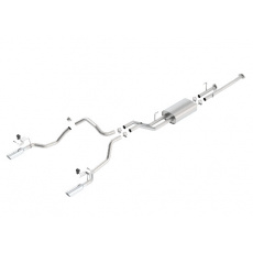 Borla Cat-Back výfukový systém "Touring" pro Toyota Tundra 4,6l/5,7l s automatickou převodovkou, DCM/SHB, DC/SB, r.v. od 14-20, typ koncovek: chromové