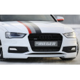 Rieger spoiler pod přední nárazník pro Audi A4 S4 B8, B81 avant, sedan po faceliftu, r.v. 01/12-, plast ABS bez povrchové úpravy
