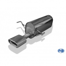 Fox Sportauspuff koncový tlumič výfuku s koncovkou 135x80 Typ 53 pro Opel Astra H s motorem 1.2, 1.3 CDTI, 1.4, 1.6, 1.7 CDTI, 1.8, 1.9 CDTI, Limousine vč. GTC