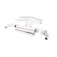 Milltek Sport Front Pipe-back Axle Back - Race (Louder) s klapkami pro Toyota Supra A90 Coupe 3.0 Turbo (USA/ROW bez OPF/GPF) - Auto/Manual 2019-2024, GT-115 titanově modré koncovky