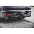 Maxton Design vložka zadního nárazníku pro Porsche Panamera 970 Facelift 2013-2016, černý lesklý plast ABS