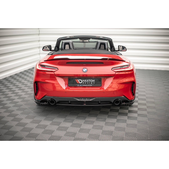 Maxton Design středový spoiler pod zadní nárazník pro BMW Z4 G29 /M-Pack, černý lesklý plast ABS