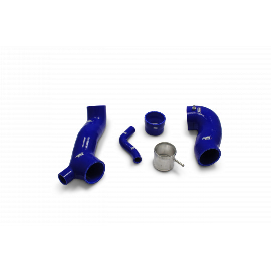 Samco Sport 4-dílná sada silikonových hadic pro vedení vzduchu k turbu pro Mitsubishi Lancer EVO 5 1996 - 2001 CN9A, barva: modrá