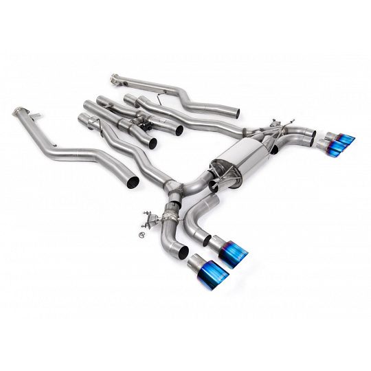 Milltek Sport výfukový systém cat-back vč. náhrady OPF/GPF pro BMW řada 5 M5/M5 Competition 4.4l Twin Turbo F90 Facelift (s OPF/GPF) 2021-2024, GT-100 titanově modré koncovky Milltek Sport výfukový systém cat-back vč. náhrady OPF/GPF pro BMW řada 5 M5/M5 Competition 4.4l Twin Turbo F90 Facelift (s OPF/GPF) 2021-2024, GT-100 titanově modré koncovky