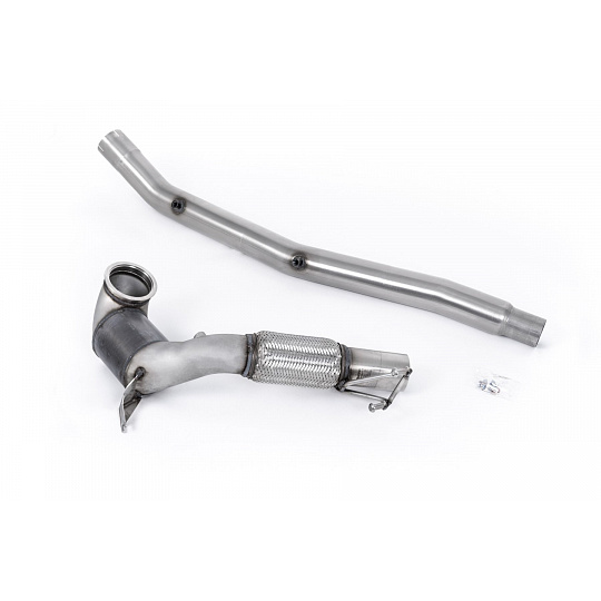 Milltek Sport downpipe a Hi-Flow sportovní katalyzátor 94mm / 3.7" ID Turbo Outlet do 80mm / 3.15" Downpipe s 200CPSI Race Cat pro Volkswagen Golf Mk8 R 2.0 TSI 320PS (bez GPF / NA modely) 2022-2024, pouze pro OE Cat Back systém Milltek Sport downpipe a Hi-Flow sportovní katalyzátor 94mm / 3.7" ID Turbo Outlet do 80mm / 3.15" Downpipe s 200CPSI Race Cat pro Volkswagen Golf Mk8 R 2.0 TSI 320PS (bez GPF / NA modely) 2022-2024, pouze pro OE Cat Back systém