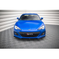 Maxton Design "Street Pro" spoiler pod přední nárazník pro Subaru BRZ Mk1 Facelift, plast ABS bez povrchové úpravy, s červenou linkou