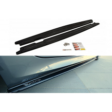 Maxton Design difuzory pod boční prahy pro BMW řada 5 E60, E61, černý lesklý plast ABS, M-Pack Maxton Design difuzory pod boční prahy pro BMW řada 5 E60, E61, černý lesklý plast ABS, M-Pack