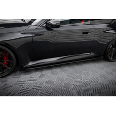 Maxton Design "Street Pro" difuzory pod boční prahy s křidélky ver.1 pro BMW M2 G87, plast ABS bez povrchové úpravy