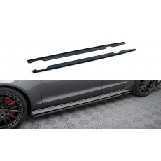 Maxton Design difuzory pod boční prahy pro Audi S6 C7 FL, černý lesklý plast ABS Maxton Design difuzory pod boční prahy pro Audi S6 C7 FL, černý lesklý plast ABS