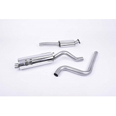 Milltek Sport výfukový systém cat-back Race system s rezonátorem (tišší) pro Ford Fiesta Mk7/Mk7.5 ST 1.6l EcoBoost 182PS/ST200 2013-2017, černé koncovky