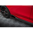 Maxton Design křidélka bočních difuzorů pro Honda Civic Mk11 Type-R, černý lesklý plast ABS
