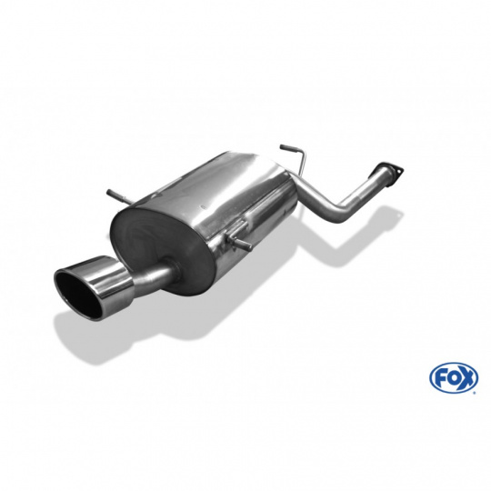 Fox Sportauspuff koncový tlumič výfuku s koncovkou 140x90 Typ 44 pro Subaru Impreza GD, GG 05/2006- s motorem 1.5