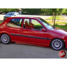 Maxton Design boční prahy pro Peugeot 106, plast ABS bez povrchové úpravy, AF