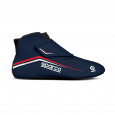 Závodní boty Sparco Prime EVO s homologací FIA, Barva: modro-červená, Velikost: 45