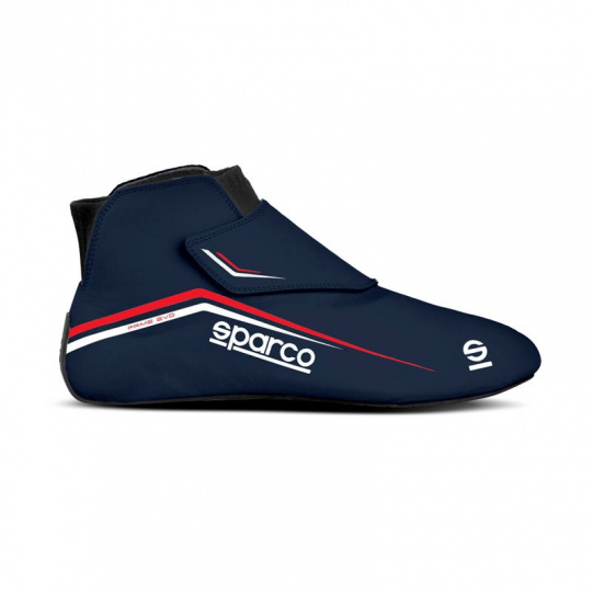 Závodní boty Sparco Prime EVO s homologací FIA, Barva: modro-červená, Velikost: 45