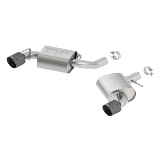 Borla koncový díl "S-Type" pro Chevrolet Camaro SS 6,2l V8 RWD 2-dvéř. bez NPP, r.v. od 16-20, typ koncovek: karbonové