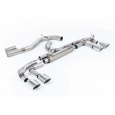 Milltek Sport výfukový systém cat-back Race System - 80mm bez rezonátoru (nejhlasitější) pro Audi S3 2.0TFSI Quattro Sportback 310PS 8Y (s OPF/GPF) 2020-2024, typ koncovek: leštěné
