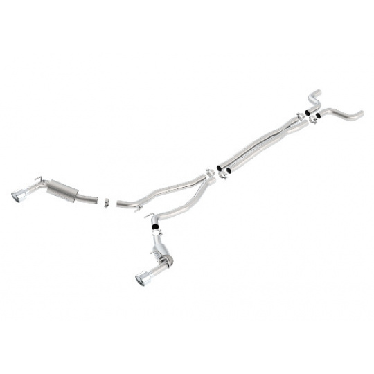 Borla Cat-Back výfukový systém "ATAK" pro Chevrolet Camaro SS 6,2l V8 RWD 2-dvéř., r.v. od 14-15