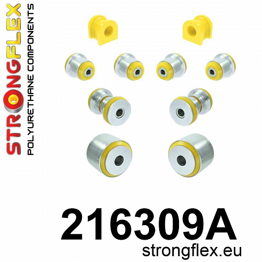 216309A: Strongflex Sada silentbloků předního zavěšení varianta SPORT 216309A: Strongflex Sada silentbloků předního zavěšení varianta SPORT