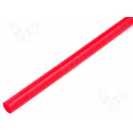 Smršťovací trubice 6.4 mm červená
