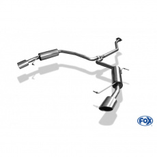 Fox Sportauspuff koncový tlumič výfuku s koncovkou 115x85 Typ 38 na obou stranách pro Mazda 6 GH 2007- s motorem 2.0 D, 2.2 D