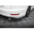 Maxton Design "Street Pro" boční difuzory pod zadní nárazník pro Volkswagen Jetta Mk7 GLI, plast ABS bez povrchové úpravy, černou linkou