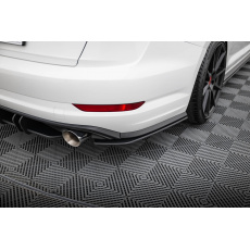 Maxton Design "Street Pro" boční difuzory pod zadní nárazník pro Volkswagen Jetta Mk7 GLI, plast ABS bez povrchové úpravy, černou linkou Maxton Design "Street Pro" boční difuzory pod zadní nárazník pro Volkswagen Jetta Mk7 GLI, plast ABS bez povrchové úpravy, černou linkou