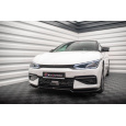 Maxton Design spoiler pod přední nárazník pro Kia EV6 Mk1 GT-Line, černý lesklý plast ABS