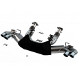 Borla Cat-Back "Atak" pro Chevrolet Corvette Stingray C8 6,2l V8 s automatickou převodovkou, RWD 2-dvéř., r.v. 2020-2021, typ koncovek: chromové