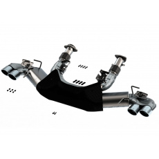 Borla Cat-Back "Atak" pro Chevrolet Corvette Stingray C8 6,2l V8 s automatickou převodovkou, RWD 2-dvéř., r.v. 2020-2021, typ koncovek: chromové
