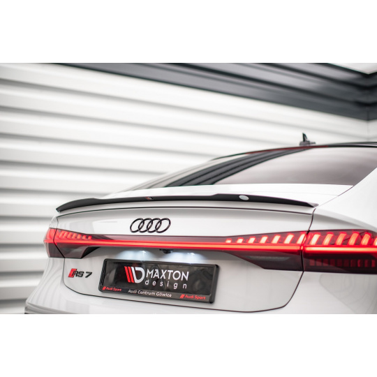 Maxton Design prodloužení spoileru pro Audi RS7 C8, černý lesklý plast ABS Maxton Design prodloužení spoileru pro Audi RS7 C8, černý lesklý plast ABS