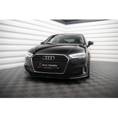 Maxton Design spoiler pod přední nárazník ver.2 pro Audi A3 8V FL, černý lesklý plast ABS, Sportback Maxton Design spoiler pod přední nárazník ver.2 pro Audi A3 8V FL, černý lesklý plast ABS, Sportback