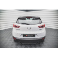 Maxton Design středový spoiler pod zadní nárazník pro Mazda Cx-3 MK1, černý lesklý plast ABS