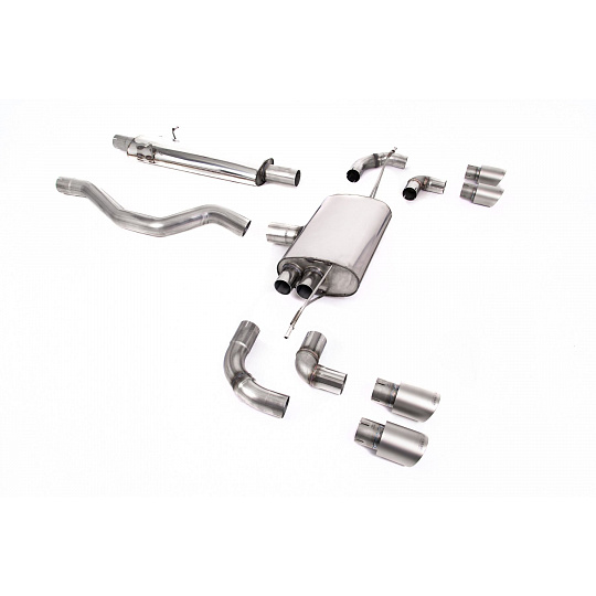 Milltek Sport výfukový systém OPF/GPF Back pro Land rover Defender 110 2.0 I4 P300/P400e (s OPF/GPF a bez OPF/GPF) 2020-2024, GT-90 titanové koncovky Milltek Sport výfukový systém OPF/GPF Back pro Land rover Defender 110 2.0 I4 P300/P400e (s OPF/GPF a bez OPF/GPF) 2020-2024, GT-90 titanové koncovky