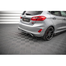 Maxton Design boční difuzory pod zadní nárazník ver.1 pro Ford Fiesta ST Mk8, černý lesklý plast ABS