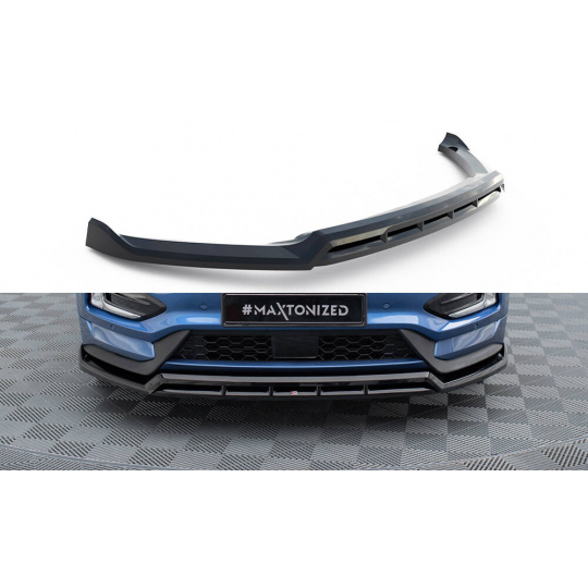 Maxton Design spoiler pod přední nárazník pro Ford Edge Mk2 ST, černý lesklý plast ABS