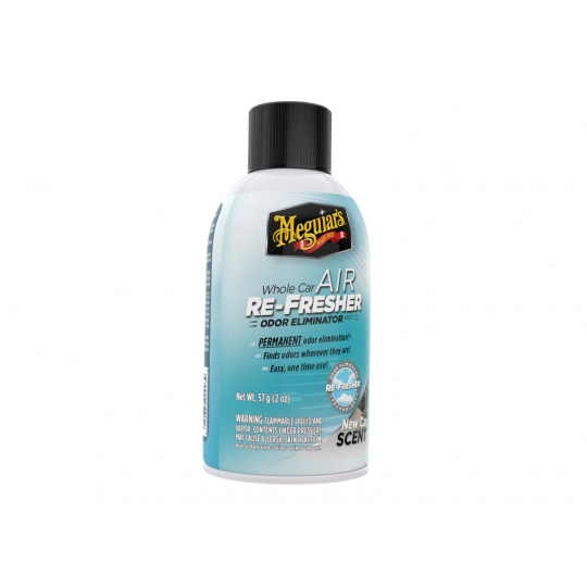 Meguiar's Air Re-Fresher Odor Eliminator - New Car Scent - pohlcovač pachů + osvěžovač vzduchu, vůně nového auta, 57 g