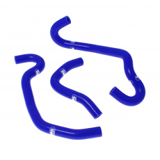 Samco Sport 3-dílná sada silikonových hadic pro topení pro Toyota Corolla AE86 1983 - 1987 s motory 4A-GEU, s pravostranným řízením, JDM, barva: modrá