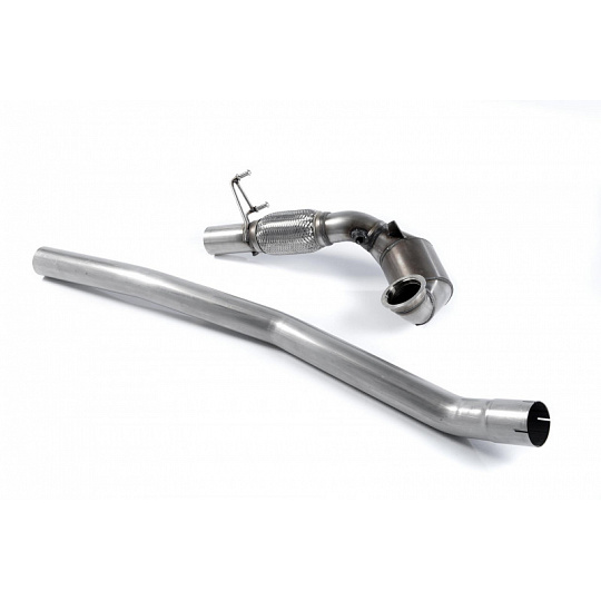 Milltek Sport downpipe a Hi-Flow sportovní katalyzátor pro Volkswagen Golf Mk7.5 R Estate / Variant 2.0 TSI 310PS (bez GPF) 2018-2019, pouze pro Milltek Sport cat-back systém
