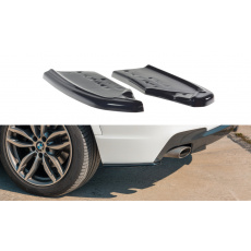Maxton Design boční difuzory pod zadní nárazník pro BMW X3 F25 FL, Carbon-Look