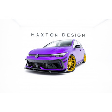 Maxton Design spoiler pod přední nárazník ver.3 s křidélky pro Volkswagen Golf R Mk8 Facelift, černý lesklý plast ABS Maxton Design spoiler pod přední nárazník ver.3 s křidélky pro Volkswagen Golf R Mk8 Facelift, černý lesklý plast ABS