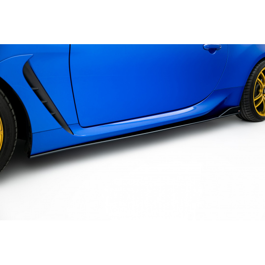 Maxton Design "Street Pro" difuzory pod boční prahy ver.2 pro Toyota GR86 Mk1, plast ABS bez povrchové úpravy